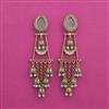 Indo Western Classic Earring With Mehndi Plating