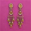 Indo Western Classic Earring With Mehndi Plating