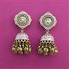Indo Western Jhumki with Mehndi Plating