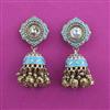 Indo Western Jhumki with Mehndi Plating
