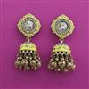 Indo Western Jhumki with Mehndi Plating