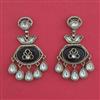 Indo Western Classic Earring With Mehndi Plating