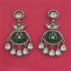 Indo Western Classic Earring With Mehndi Plating