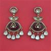 Indo Western Classic Earring With Mehndi Plating