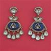 Indo Western Classic Earring With Mehndi Plating