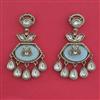 Indo Western Classic Earring With Mehndi Plating