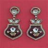 Indo Western Classic Earring With Mehndi Plating