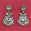 Indo Western Classic Earring With Mehndi Plating
