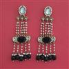 Indo Western Moti Earring with Mehndi Plating