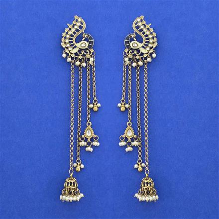 Indo Western Earcuff with Mehndi Plating