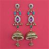Indo Western Jhumki with Mehndi Plating