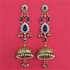 Indo Western Jhumki with Mehndi Plating