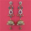 Indo Western Jhumki with Mehndi Plating