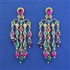 Indo Western Classic Earring with Mehndi Plating