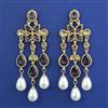 Indo Western Long Earring with Mehndi Plating
