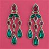 Indo Western Classic Earring with Mehndi Plating