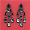 Indo Western Classic Earring with Black Plating