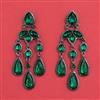 Indo Western Classic Earring with Black Plating