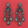 Indo Western Classic Earring with Black Plating