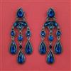 Indo Western Classic Earring with Black Plating
