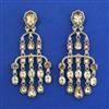 Indo Western Classic Earring With Mehndi Plating