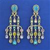 Indo Western Classic Earring With Mehndi Plating