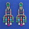 Indo Western Classic Earring With Mehndi Plating