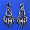 Indo Western Classic Earring With Mehndi Plating