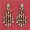 Indo Western Classic Earring With Mehndi Plating