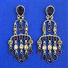 Indo Western Classic Earring With Mehndi Plating