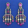 Indo Western Classic Earring With Mehndi Plating