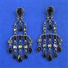 Indo Western Classic Earring with Black Plating