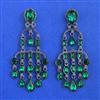 Indo Western Classic Earring with Black Plating