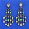 Indo Western Classic Earring with Black Plating