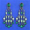Indo Western Classic Earring with Black Plating