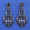 Indo Western Classic Earring with Black Plating