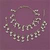 Indo Western Pearl Payal with Mehndi Plating