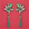 Indo Western Classic Earring With Mehndi Plating