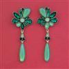 Indo Western Classic Earring With Mehndi Plating