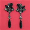 Indo Western Classic Earring with Black Plating