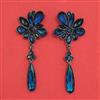 Indo Western Classic Earring with Black Plating