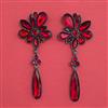 Indo Western Classic Earring with Black Plating