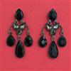 Indo Western Classic Earring with Black Plating