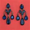 Indo Western Classic Earring with Black Plating