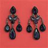 Indo Western Classic Earring with Black Plating