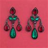 Indo Western Classic Earring with Black Plating