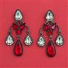 Indo Western Classic Earring with Black Plating