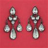 Indo Western Classic Earring with Black Plating
