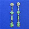 Indo Western Classic Earring with Mehndi Plating