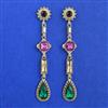 Indo Western Classic Earring with Mehndi Plating